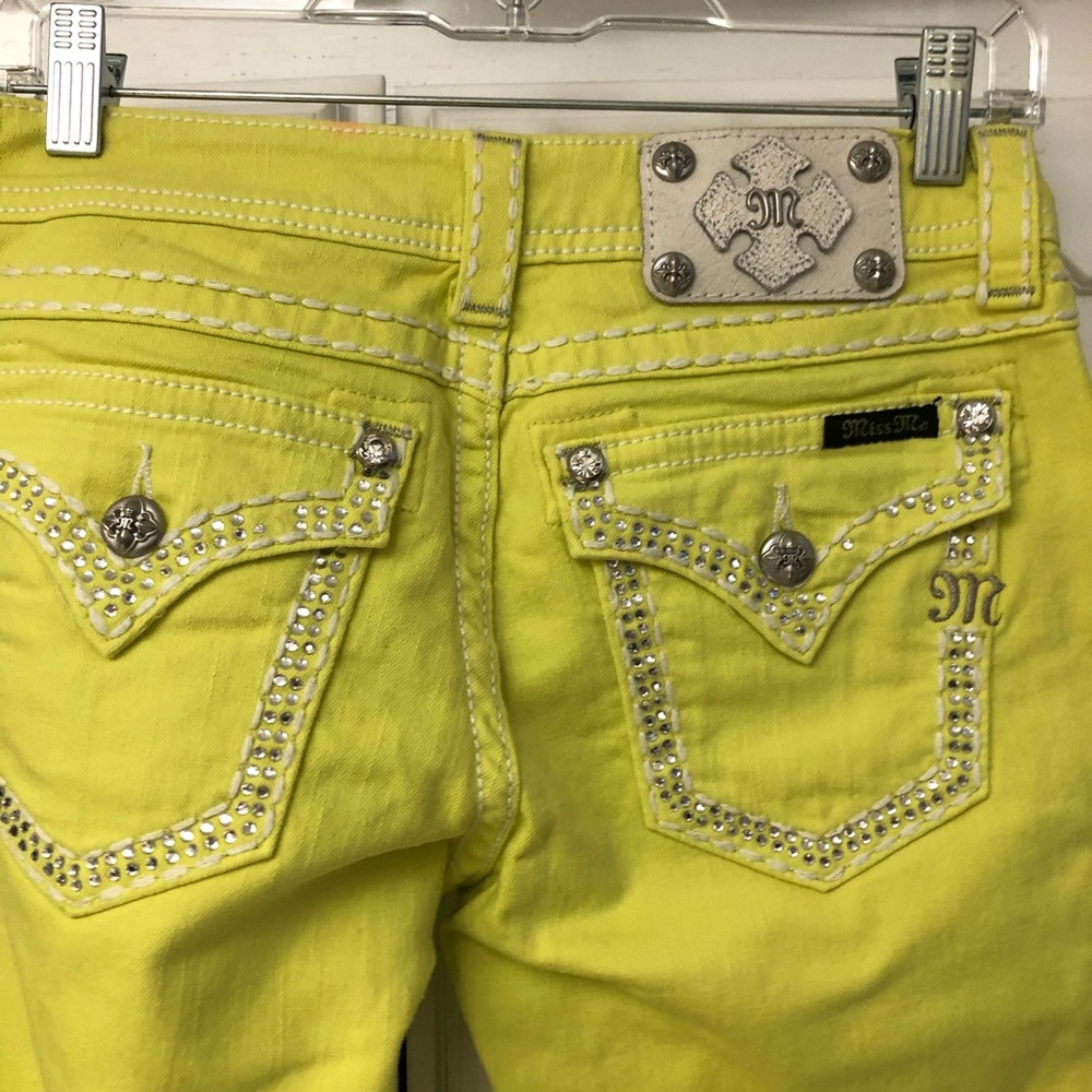 Miss me lemon yellow jeans - Picture 6 of 8